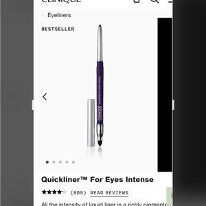 CLINIQUE quick liner for intense eyes. Intense Plume